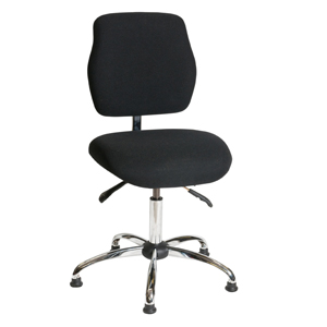 Wrok Beurs Industrieel ESD Chair Desk, Deluxe Black (1010427) | Shopsol